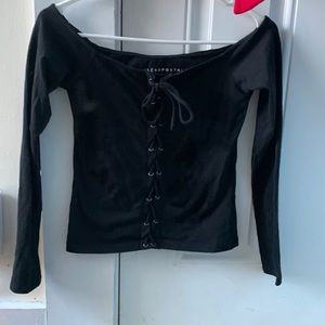 Off the shoulder top